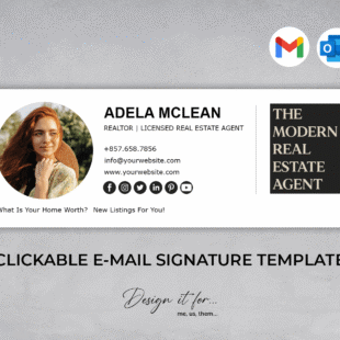 Clickable Email Signature Template