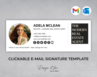 Clickable Email Signature Template