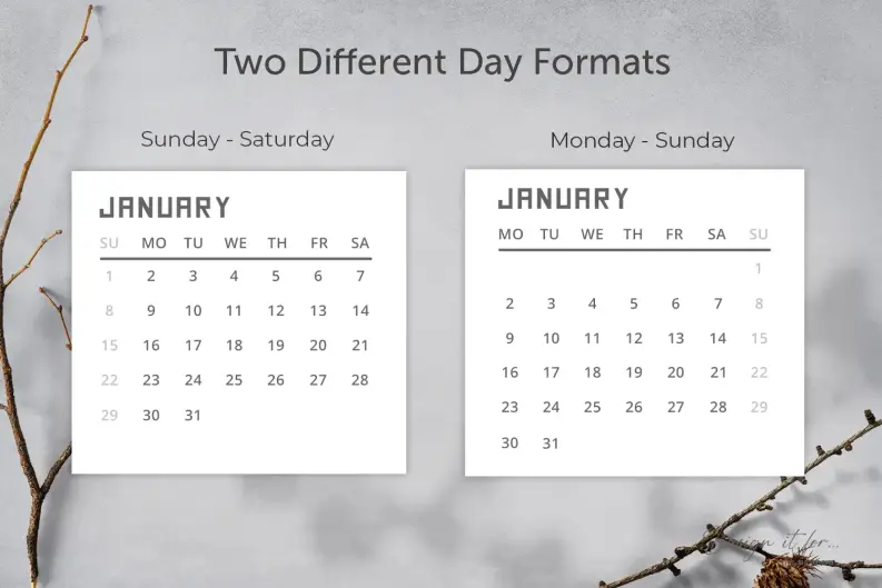 2023 Photo Collage Calendar Template, Printable Year Calendar, Wall Calendar, Desk Calendar, Letter Size Calendar, Canva Calendar, Photoshop 1
