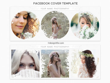 Facebook Cover Template for Photographers, Collage Templates, Facebook Cover PSD 4