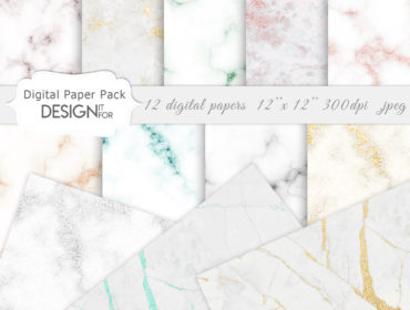 Marble Digital Paper Pack, Marble Texture, gold marble, white marble, marble backgrounds 3