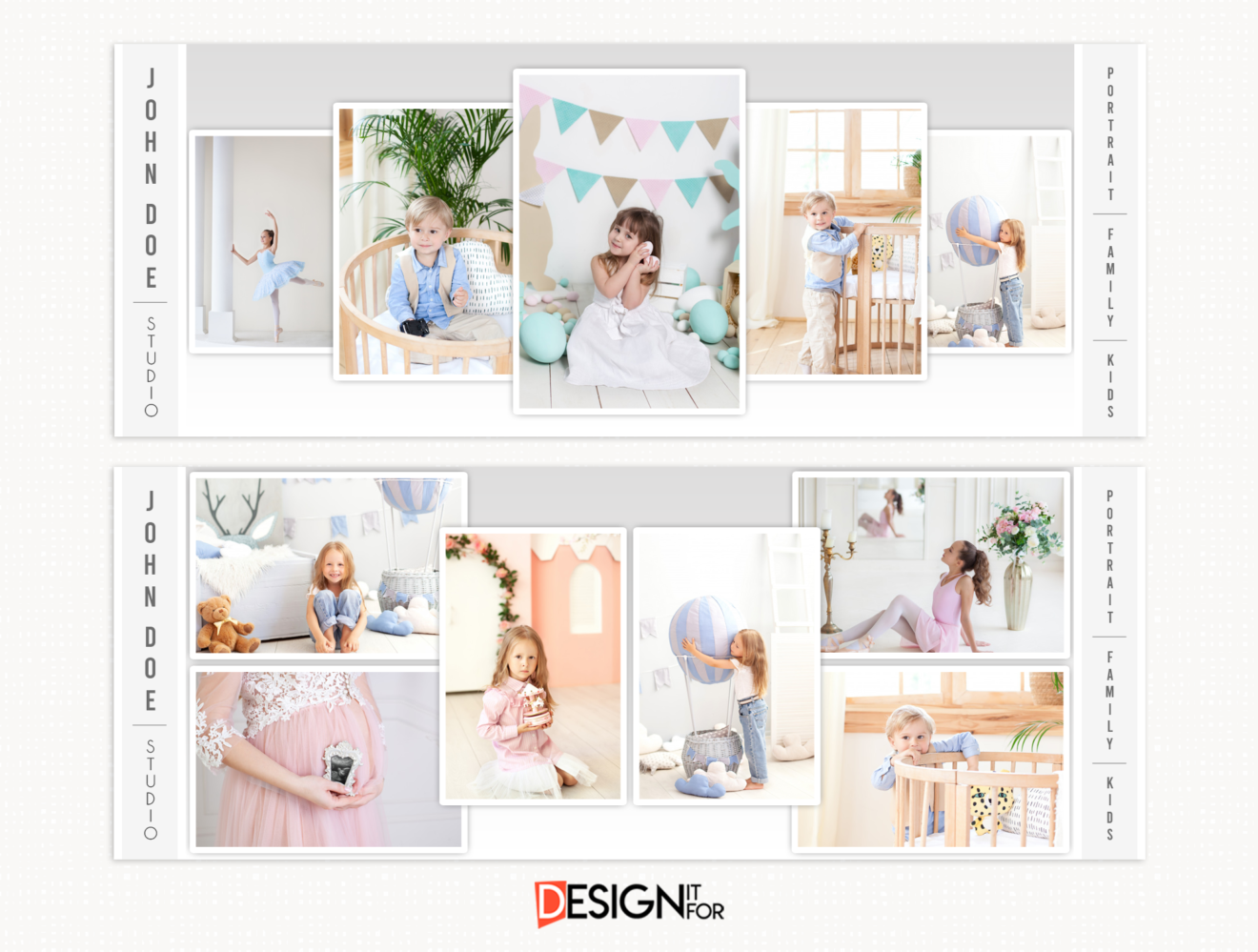 Collage Facebook Cover Template for Photographers, Photography Facebook Timeline Cover, Facebook Cover Photo, Facebook Cover Template 1