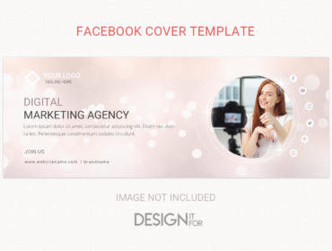 Digital marketing corporate facebook cover template, Collage Facebook Cover Template for Business, Facebook Cover Templates 1
